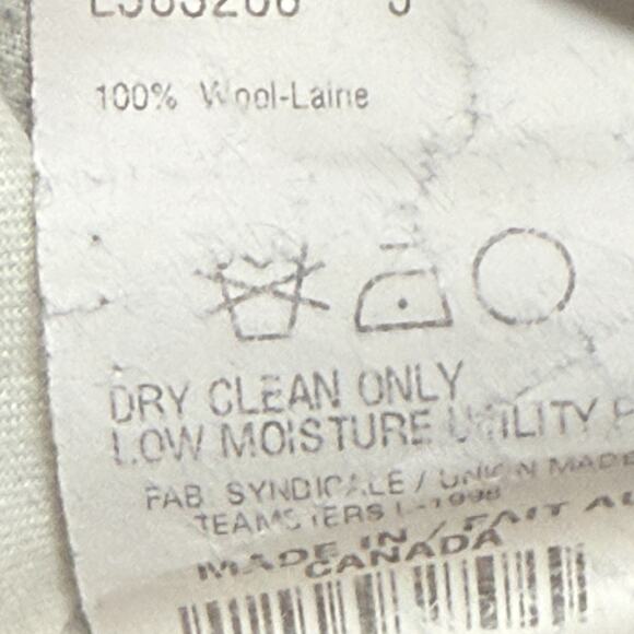 Polo Ralph Lauren Dress Pants Mens 36X32 Gray Wool Pleated Cuffed Actual 36X31 - Picture 8 of 9